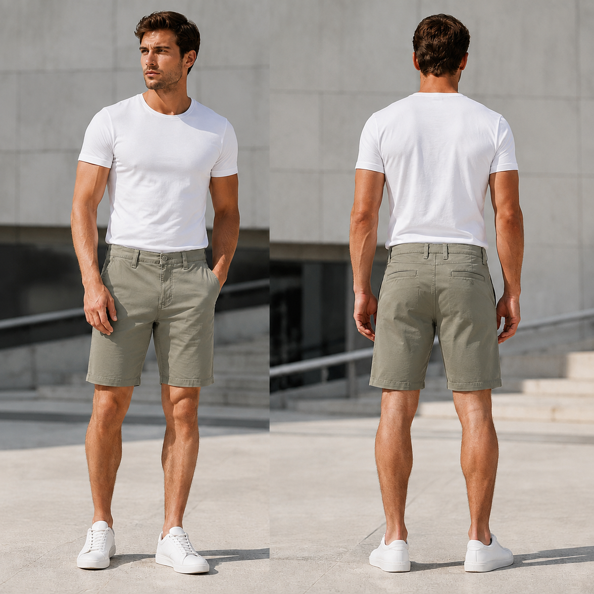 DUCK AND COVER CHINO SHORTS