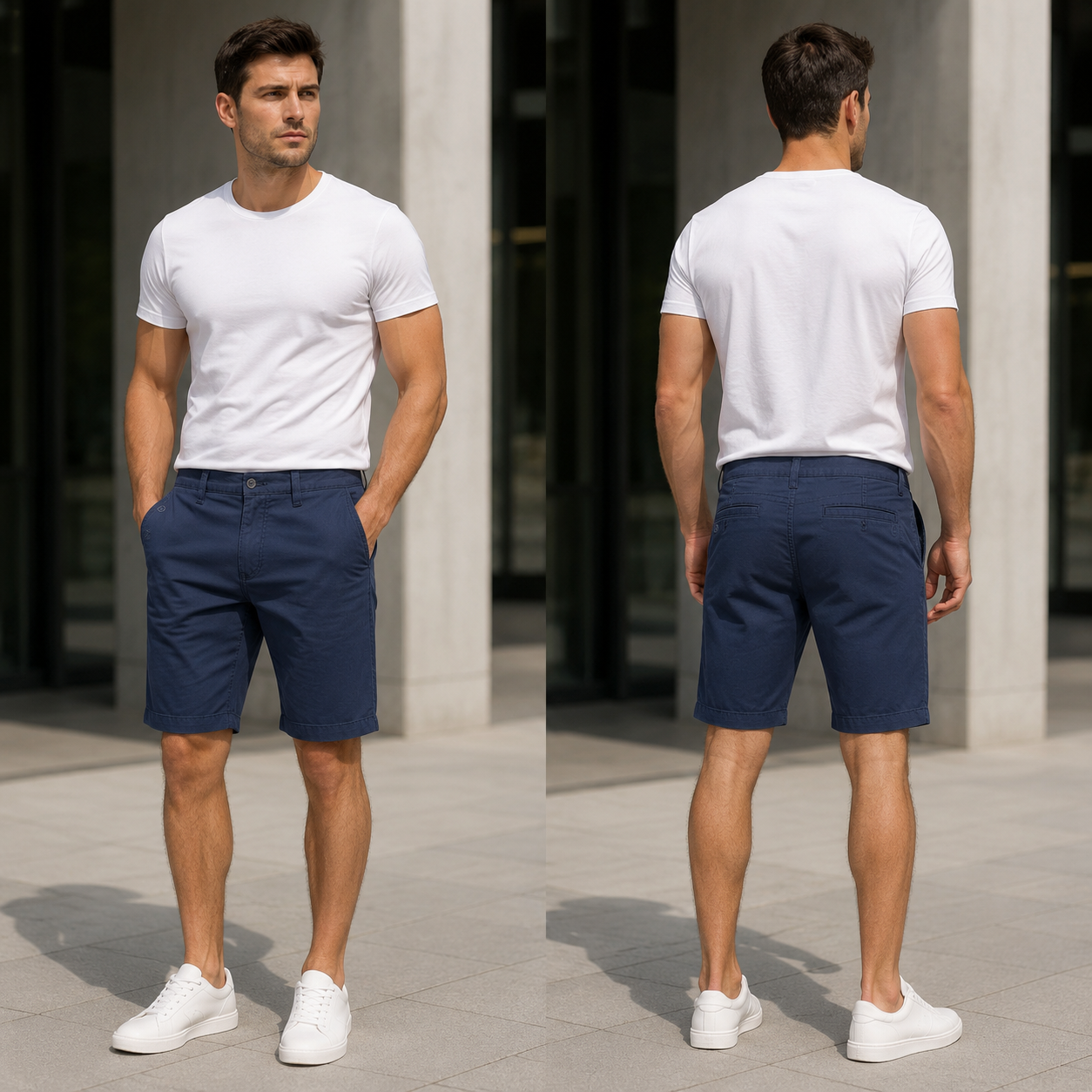 DUCK AND COVRT CHINO SHORTS